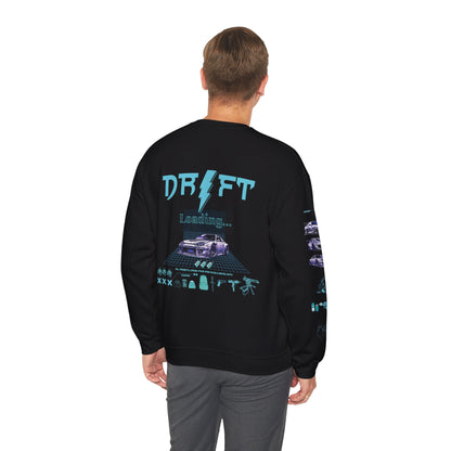 DRIFT Loading... Unisex Crewneck Sweatshirt