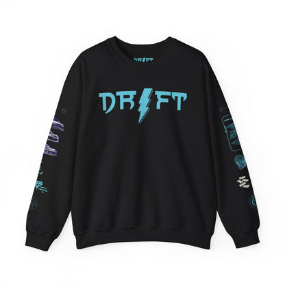 DRIFT Loading... Unisex Crewneck Sweatshirt