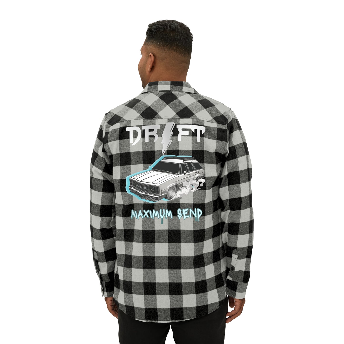 Drift Station Wagon Maximum Send Unisex Flannel Shirt