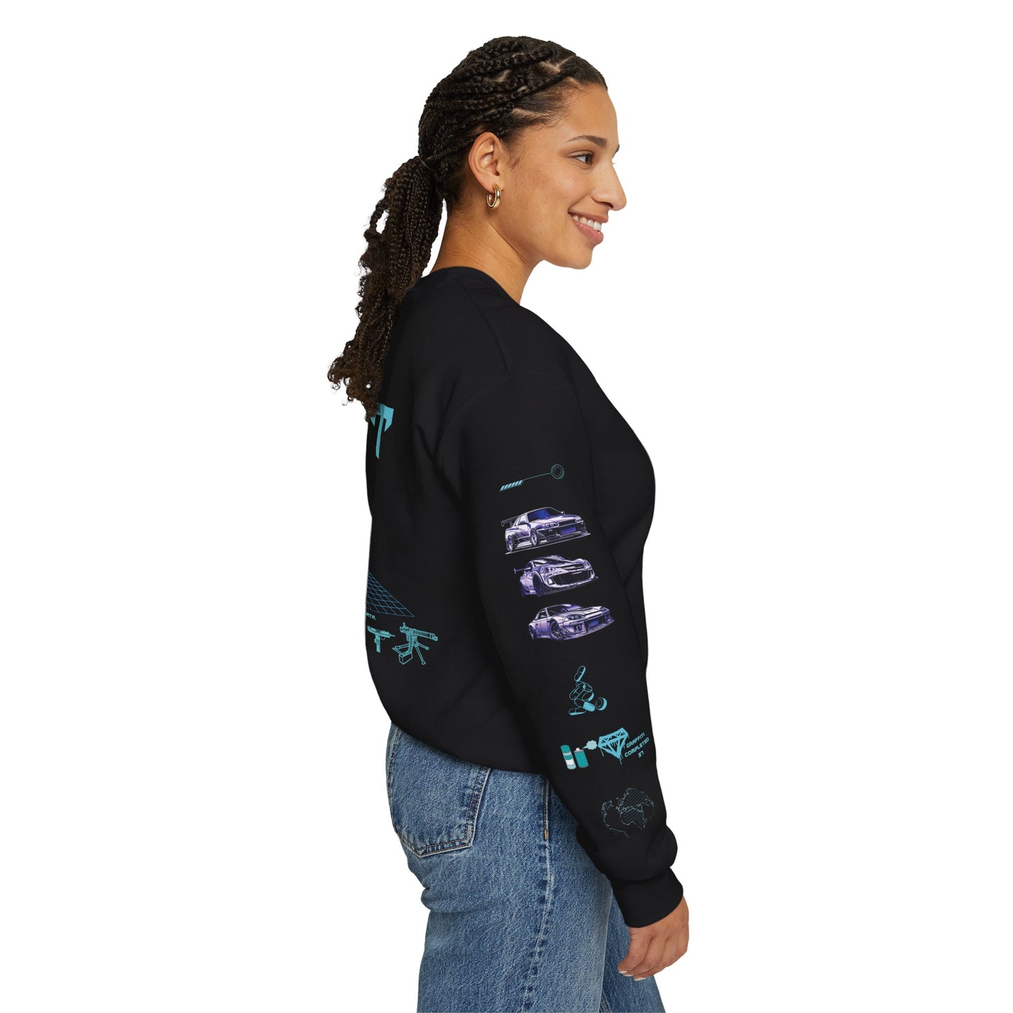 DRIFT Loading... Unisex Crewneck Sweatshirt