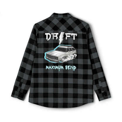 Drift Station Wagon Maximum Send Unisex Flannel Shirt