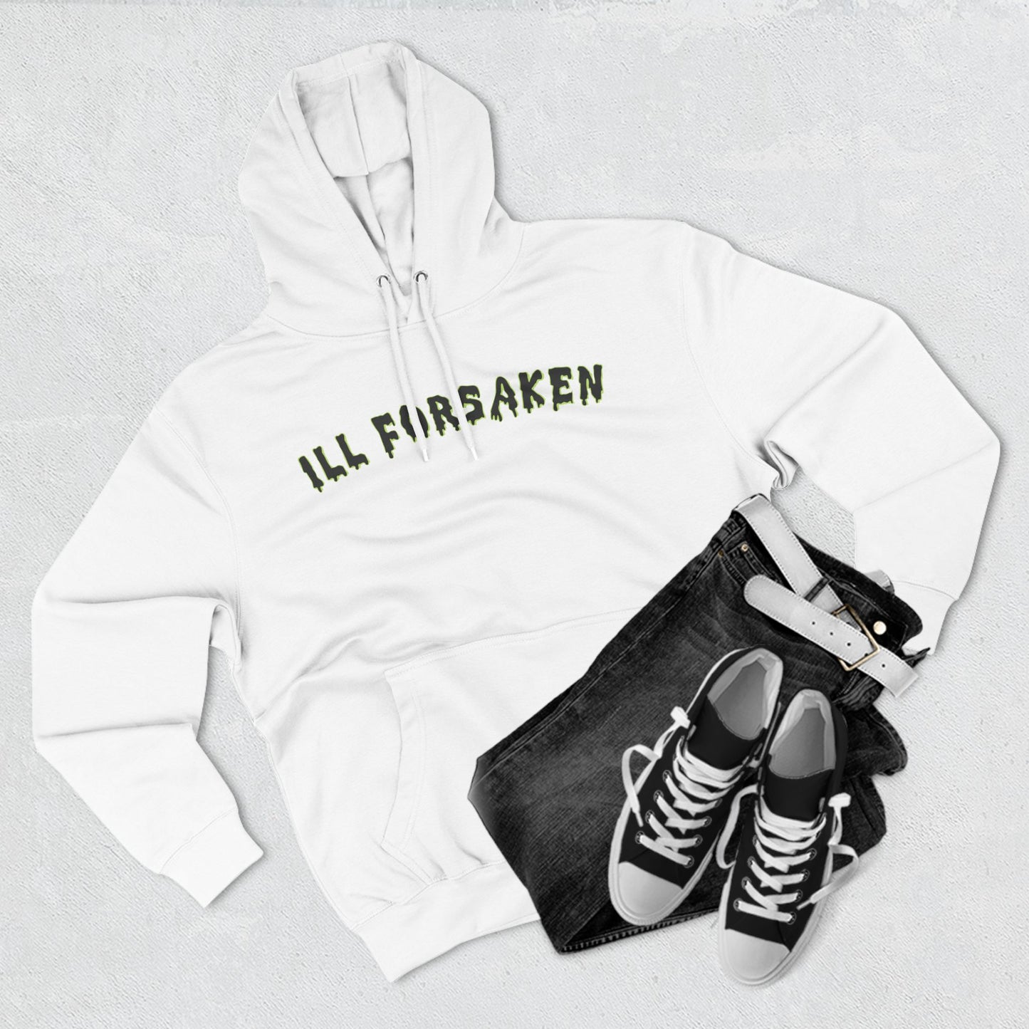 Ill Forsaken Smoking Priest Three-Panel Fleece Hoodie