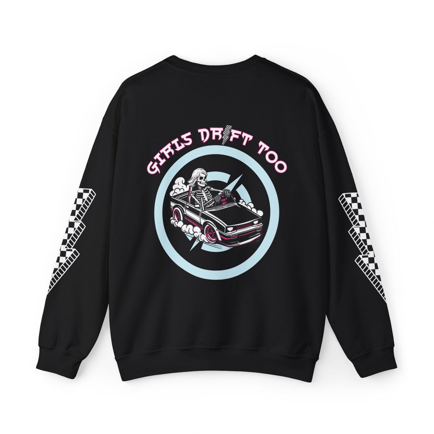 Drift Lady Skeleton Unisex Crewneck Sweatshirt